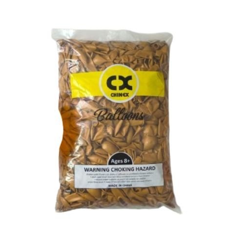 9 Inch Party Balloons Pack (1000 Pcs) - Golden