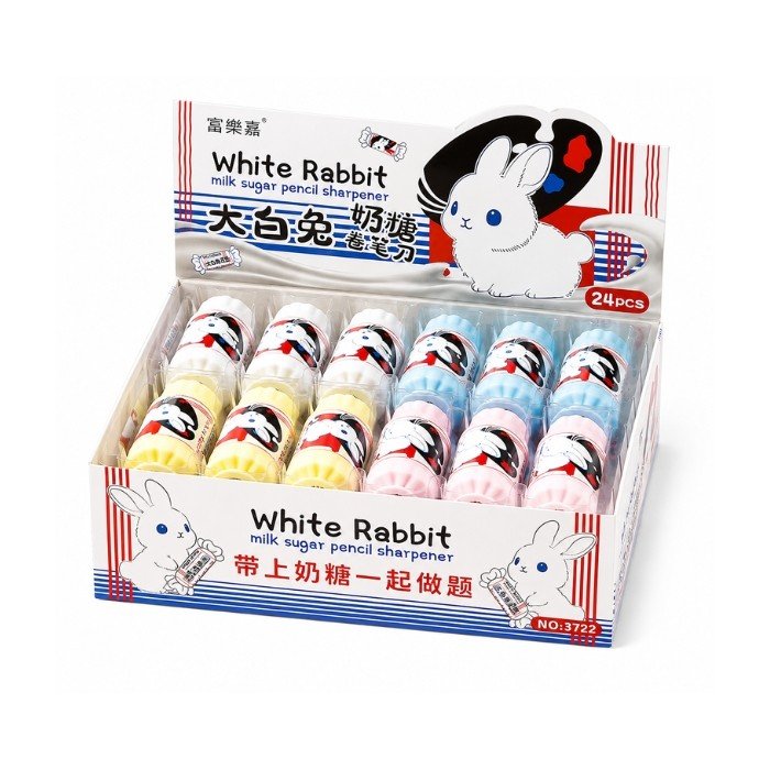 Milk Sugar Chocolate Sharpener With Eraser