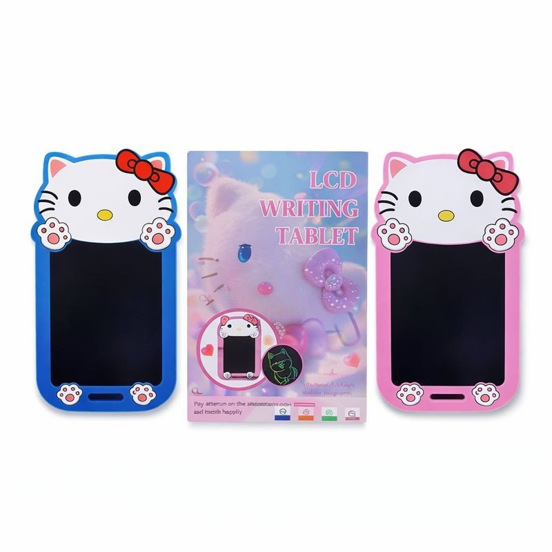 Hello Kitty Shape - Baiban Multicolor LCD Writing Tablet