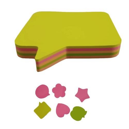 JC Sticky Note Shape (Multicolour)