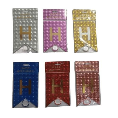 3D Happy Birthday Banner