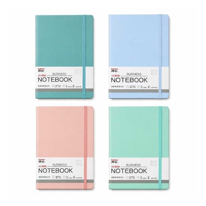 Depai Diary A5 (9001) 80 Sheets/70 gsm - Paper Hard Bound / Elastic