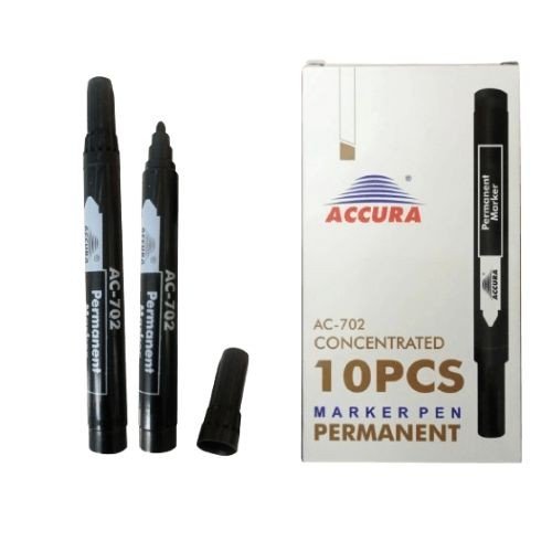 Accura Bullet Point Thin Marker Pen (Black)