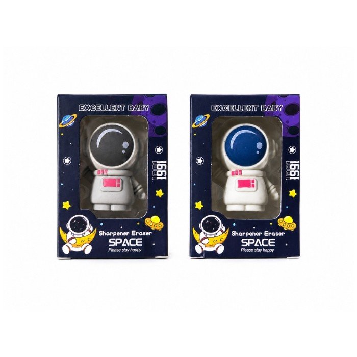 Eraser With Sharpener (Space) 8901