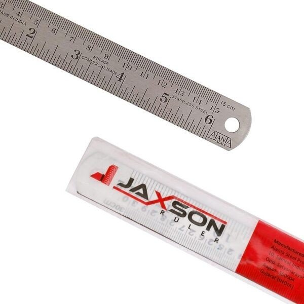 15 CM Jaxson Steel Ruler Scale