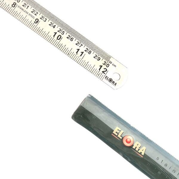 30 CM Elora Steel Ruler Scale
