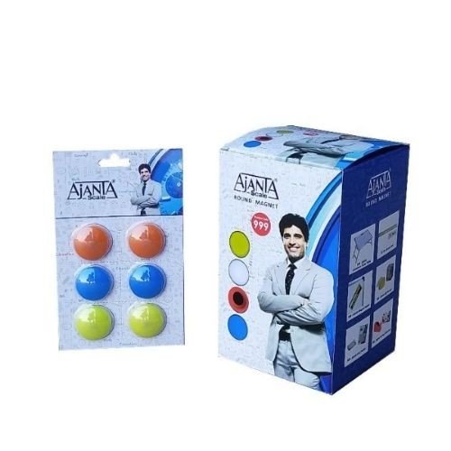 Ajanta Round Magnet (Set Of 6) 999