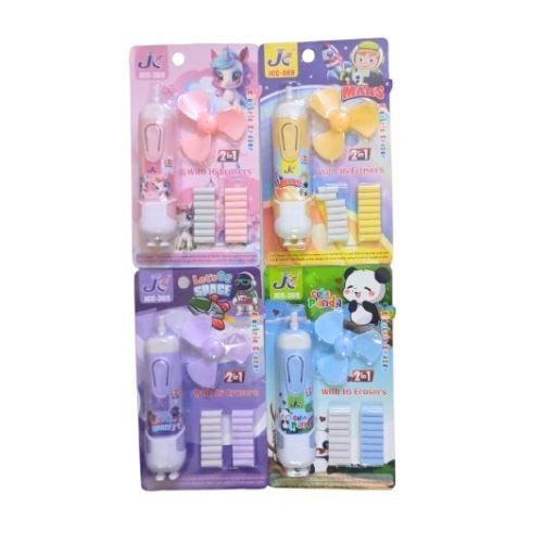 Automatic Electric Eraser With Fan