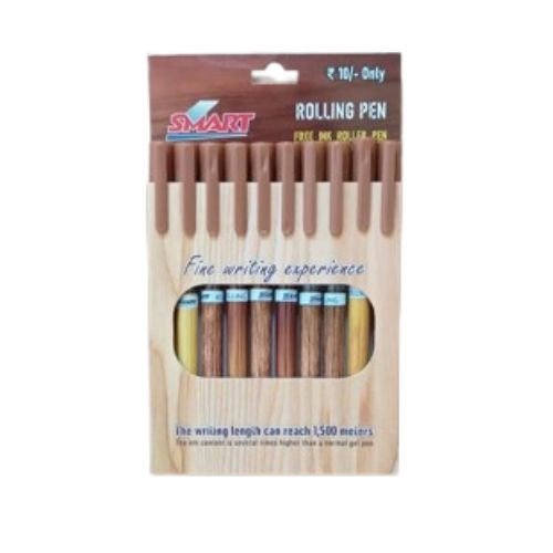 0.5 MM SMART FREE INK ROLLER PEN (WOOD)