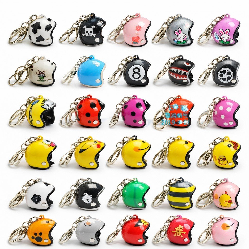 Helmet Keychain