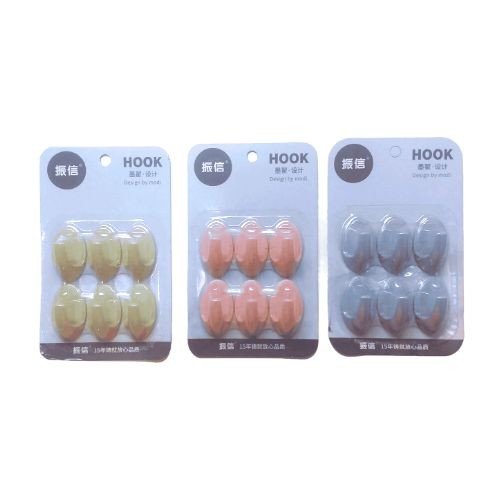 Strong Adhesive Hook Chart (6 Pcs) 7775