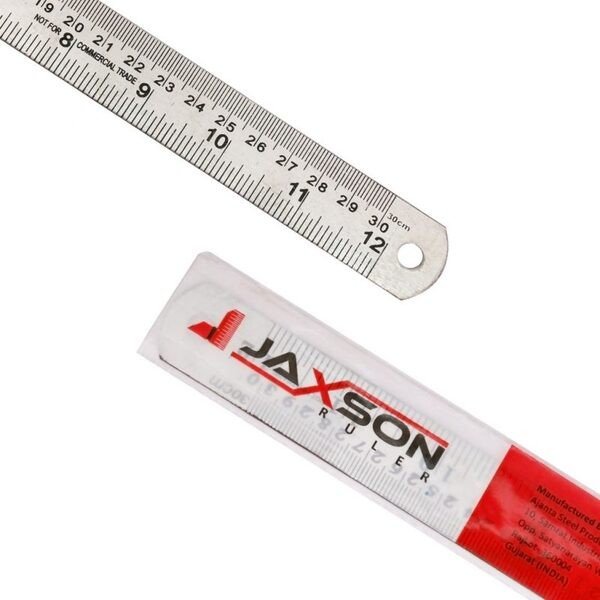 30 CM Jaxson Steel Ruler Scale