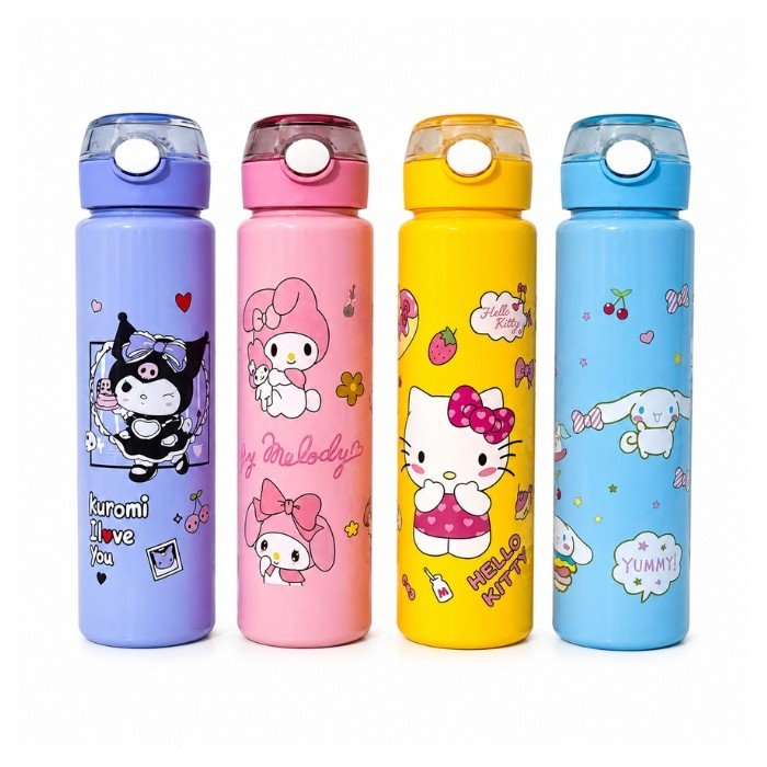 900 ml Opaque Plastic Water Bottle (Sanrio)