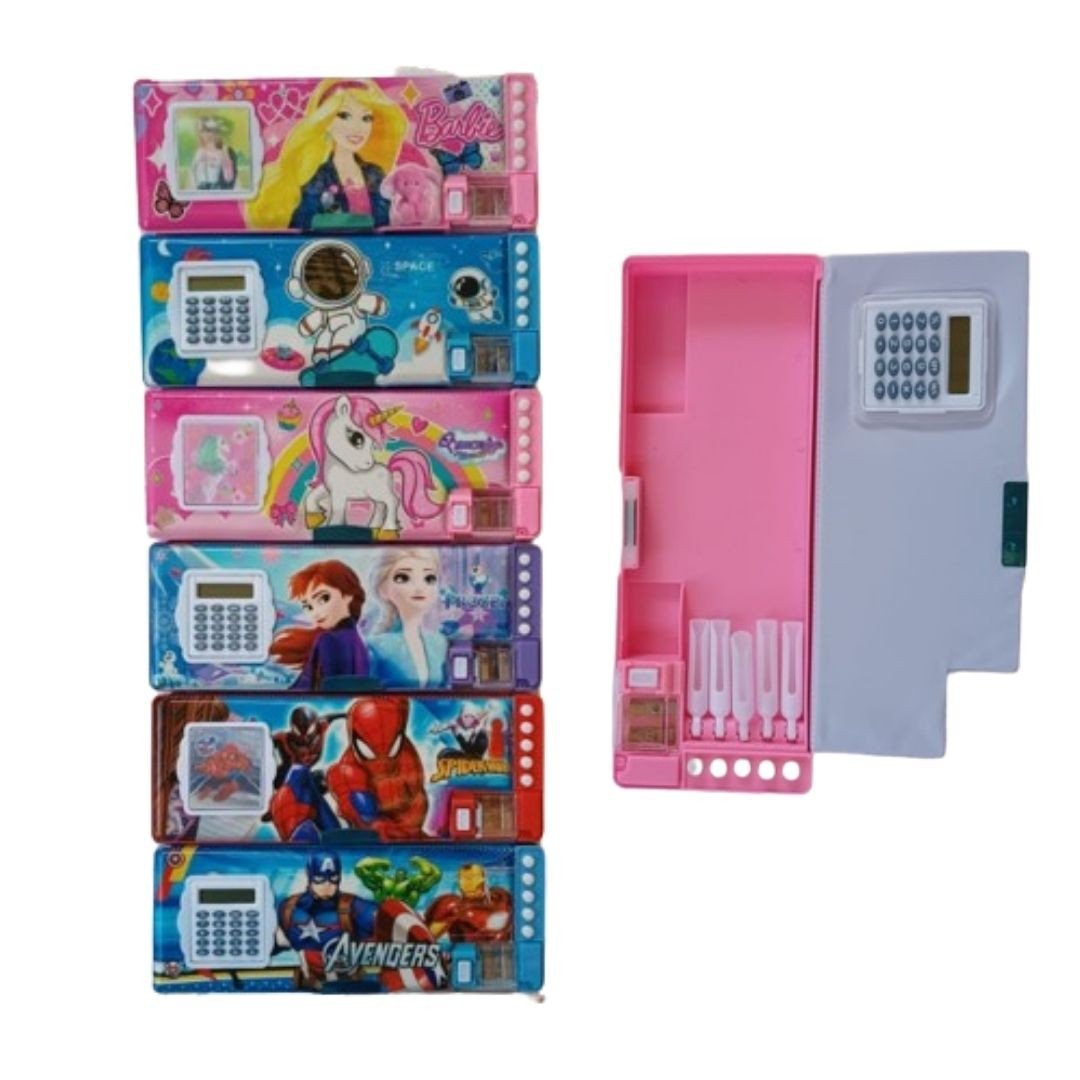Magnet Pencil Box (JCC-108) Calculator Big + 6 Buttons