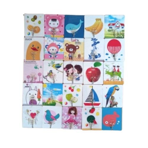 7.5 x 8.5 Printed Strong Adhesive Hook