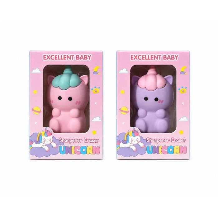 Eraser With Sharpener (Unicorn) 8907