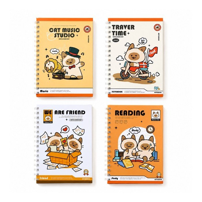 Depai Diary A5 (5003/1) 60 Sheets/80 gsm - Spiral Hard Bound