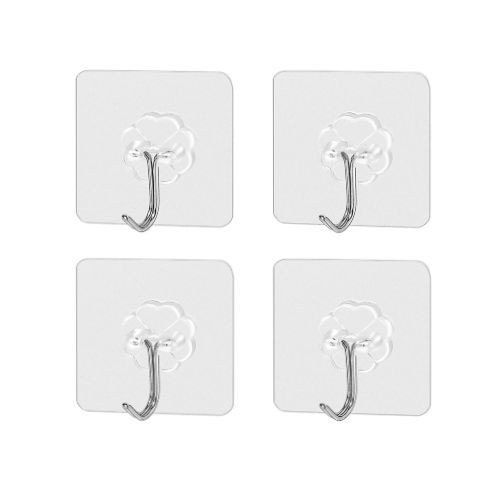 6 x 6 Loose Transparent Strong Adhesive Hook