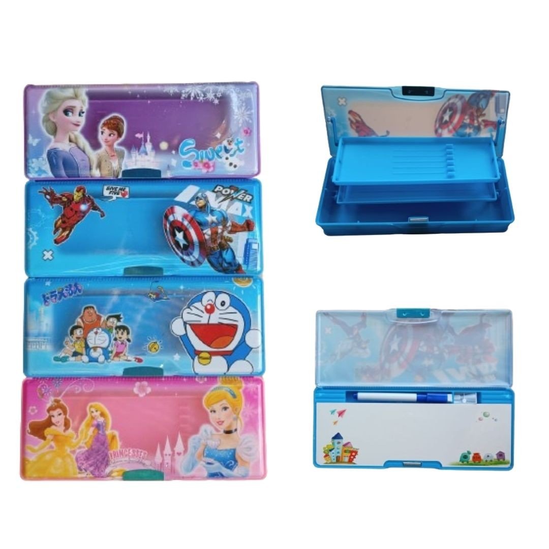 Magnet Pencil Box (YH0001) Transparent & Whiteboard