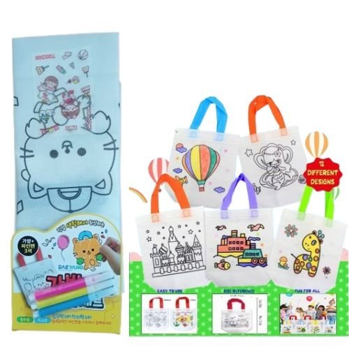 Canvas Bag Colour Printing Set