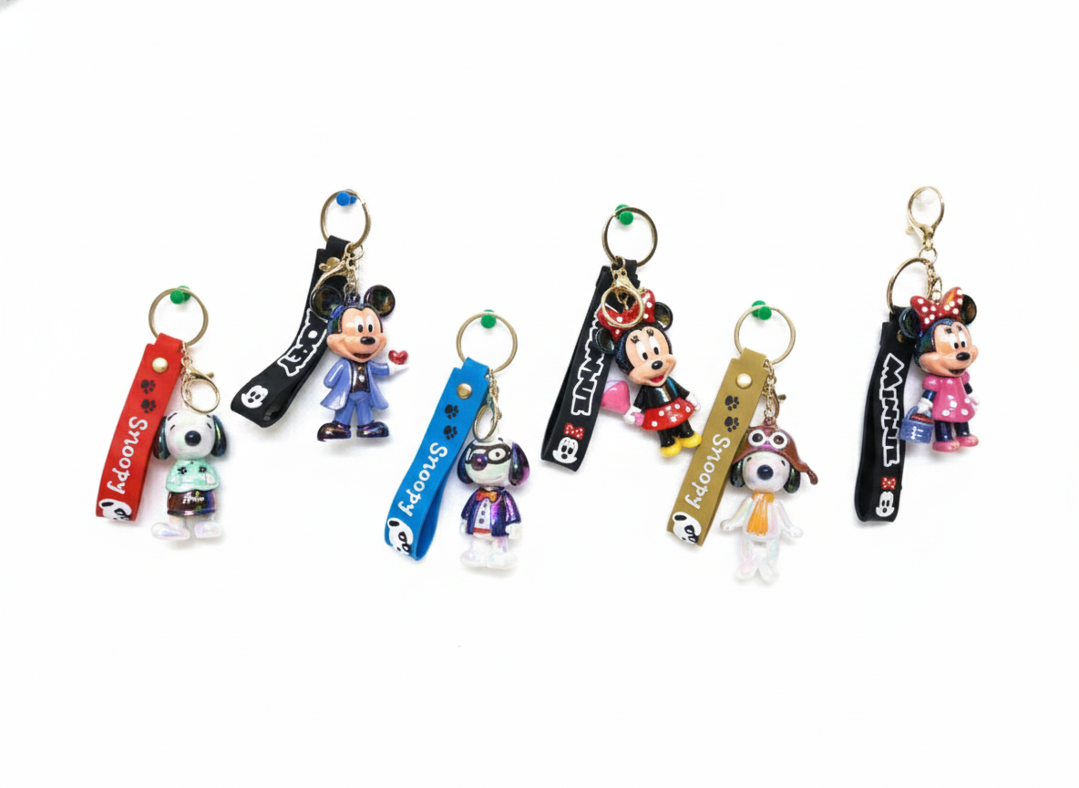 Metallic Silicon Keychain - 4