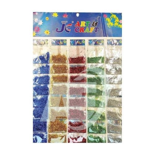 40 Pcs JC Glitter Powder Chart