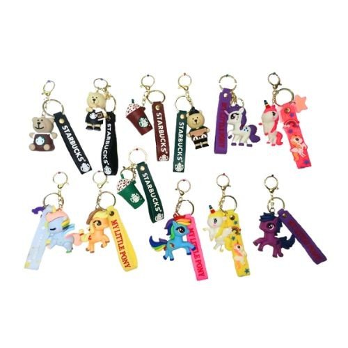 3D Premium Quality PVC keychain (Extra Large) With Belt - Set C