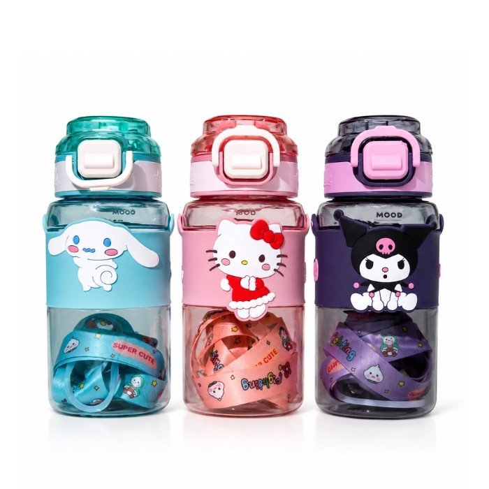 650 ml Plastic Round Water Bottle (Sanrio)