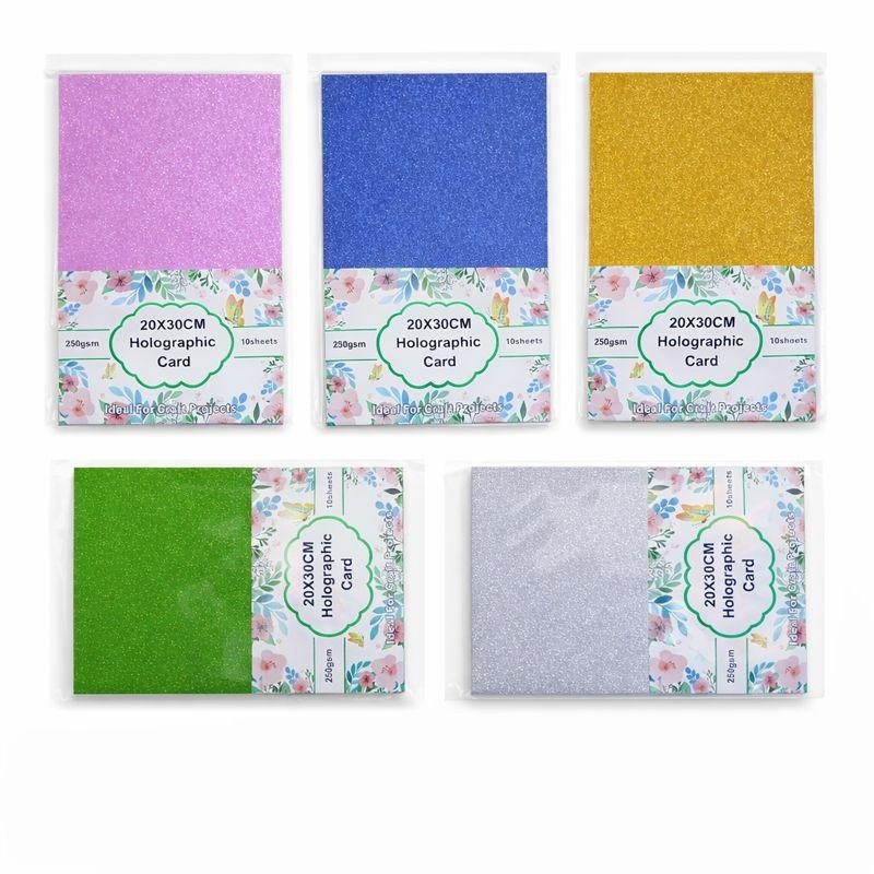 250 gsm A4 Holographic Card - 3 (Pack Of 10)