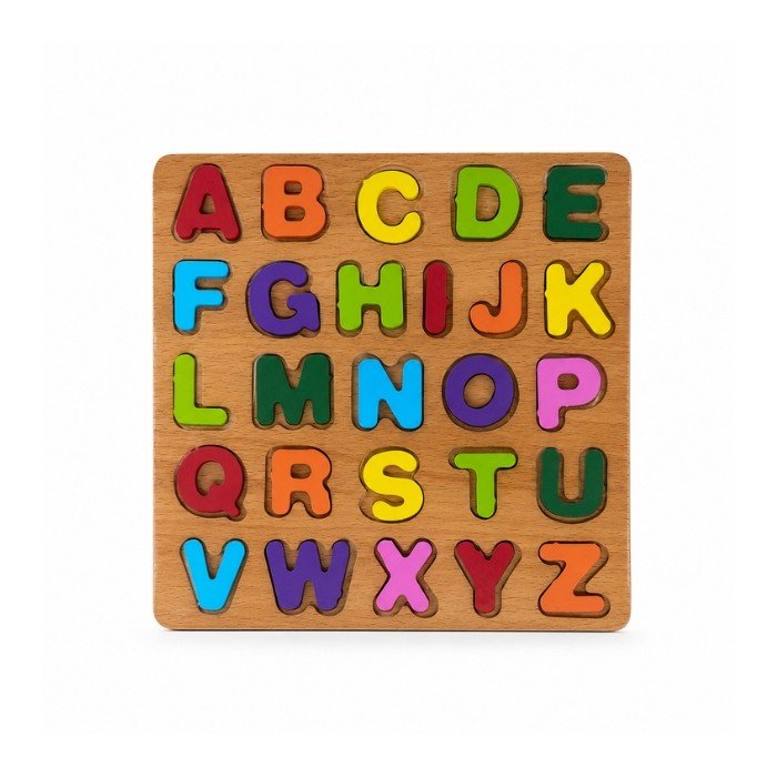 Wooden Learning Board - ABCD (Small) 20 x 20