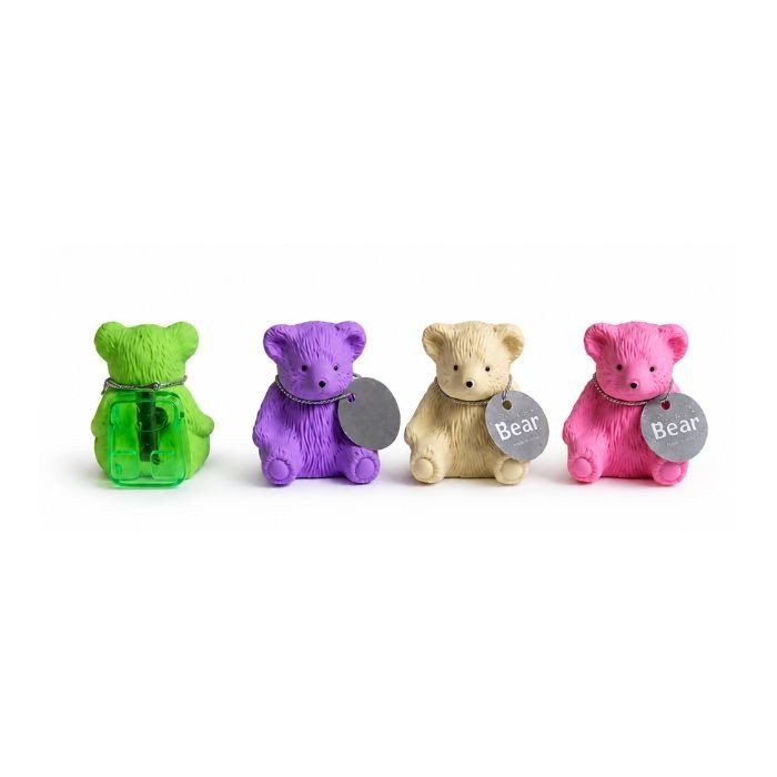 Teddy Eraser With Sharpener
