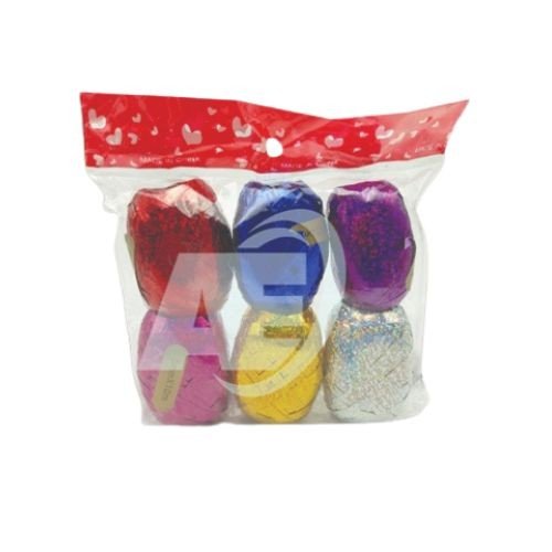 Curly Egg Ribbon Lazor (5 mm x 10 meters) Pack Of 6